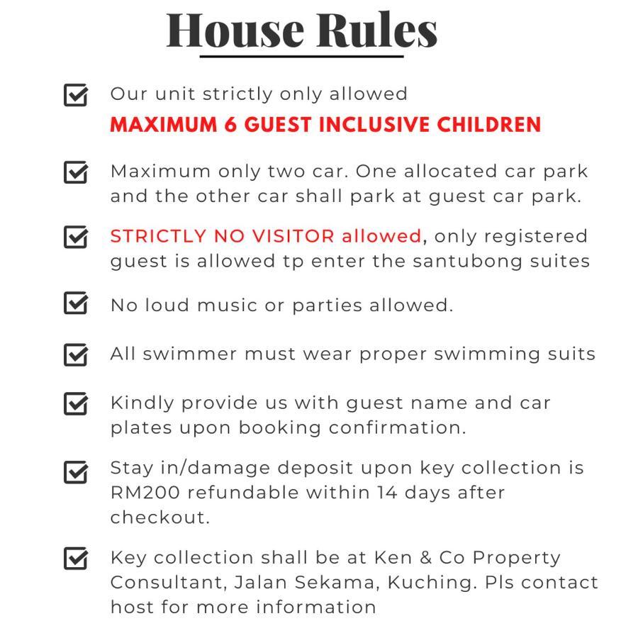 Santubong Suites B Just Like Home Damai Kuching Extérieur photo